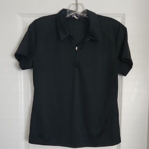Women's Black Nike Polo Shirt M